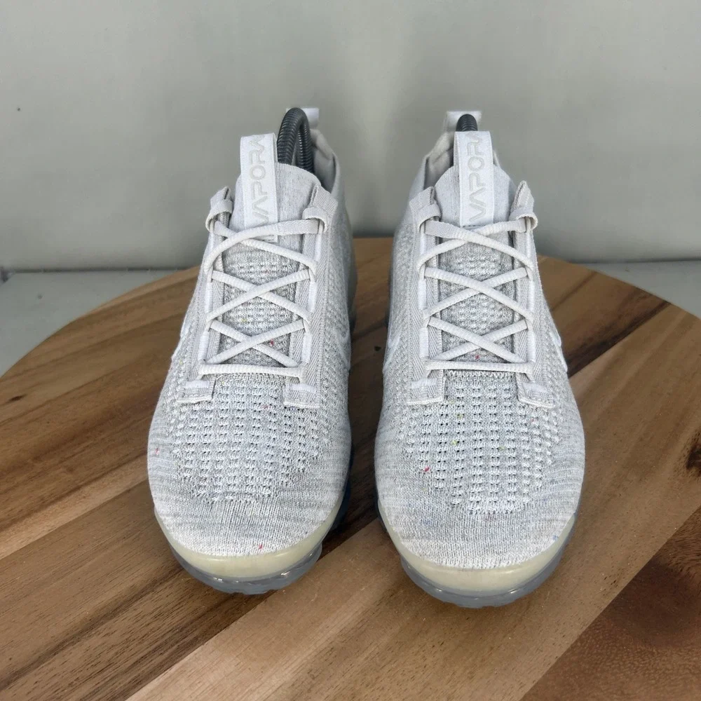 Nike Air VaporMax 2021 FK Pure Platinum Grey White DJ9975-001 Womens 7.5